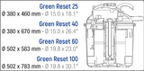 Sicce Druckfilter Green Reset 60l inkl. 2 x 20 Watt UVC